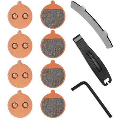 4 Pairs Ebike Brake Pads Compatible with TOLIDS SEALUP, Sintered Metal Bicycl...