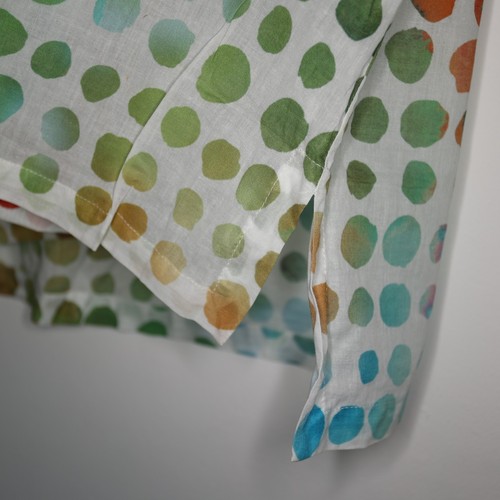 Blusa Ralston Talla Pequeña Blanca Colorido Patrón Calce Relajado Bolsillo con Botones - Imagen 12 de 17