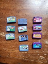 Lot of 11 LeapFrog Leapster LeapPad Learning Game Cartridges Disney/Pixar More