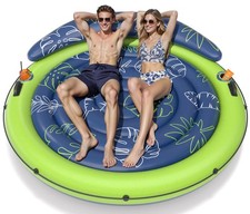 Pool Floats Adult, Inflatable Tanning Pool - Extra Large Pool Floats for Adul...