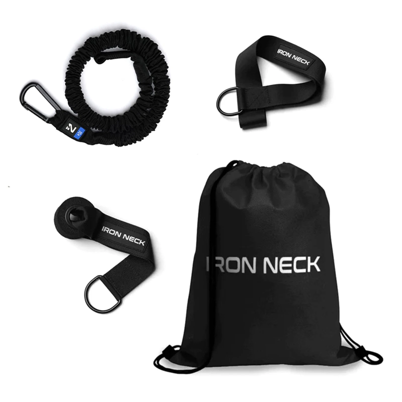 Resistance Band Medium Kit Steel Carabiners Neck Training Strength Workouts