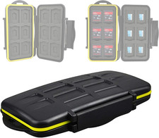 MC-SDMSD24 Ruggard SD Card Case, Micro SD Card Case, Water-Resistant Case for SD