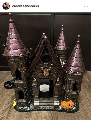 Bath & Body Works Halloween 2023 Haunted House Luminary 3-Wick Candle Holder NIB