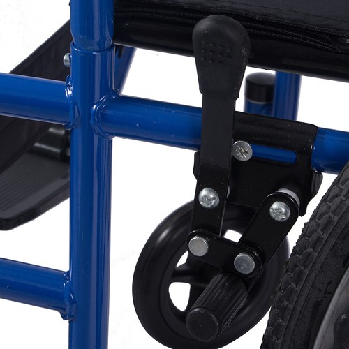 Folding All AID Wheelchair Footrest Self Propelled Lightweight Transit Comfort - Picture 10 of 44