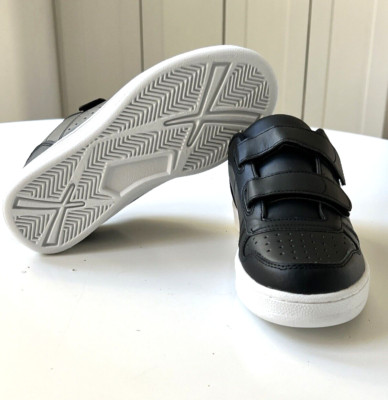 New Men's Sneakers Leather Comfort Hook and Loop Cushion Sole Walking Shoe