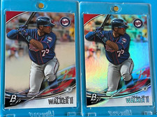 2ct. 2016 BOWMAN PLATINUM - HOLOFOIL REFRACTOR - ADAM BRETT WALKER (RC's) TP-ABW