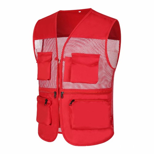 Giubbotto uomo casual outdoor lavoro viaggio cargo colore terreno giacca multitasche top - Foto 3 di 19