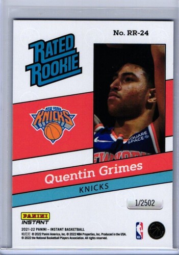 2021-22 Panini Instant Rated Rookie Retro Basketball Set Break /2502 - Picture 49 of 91