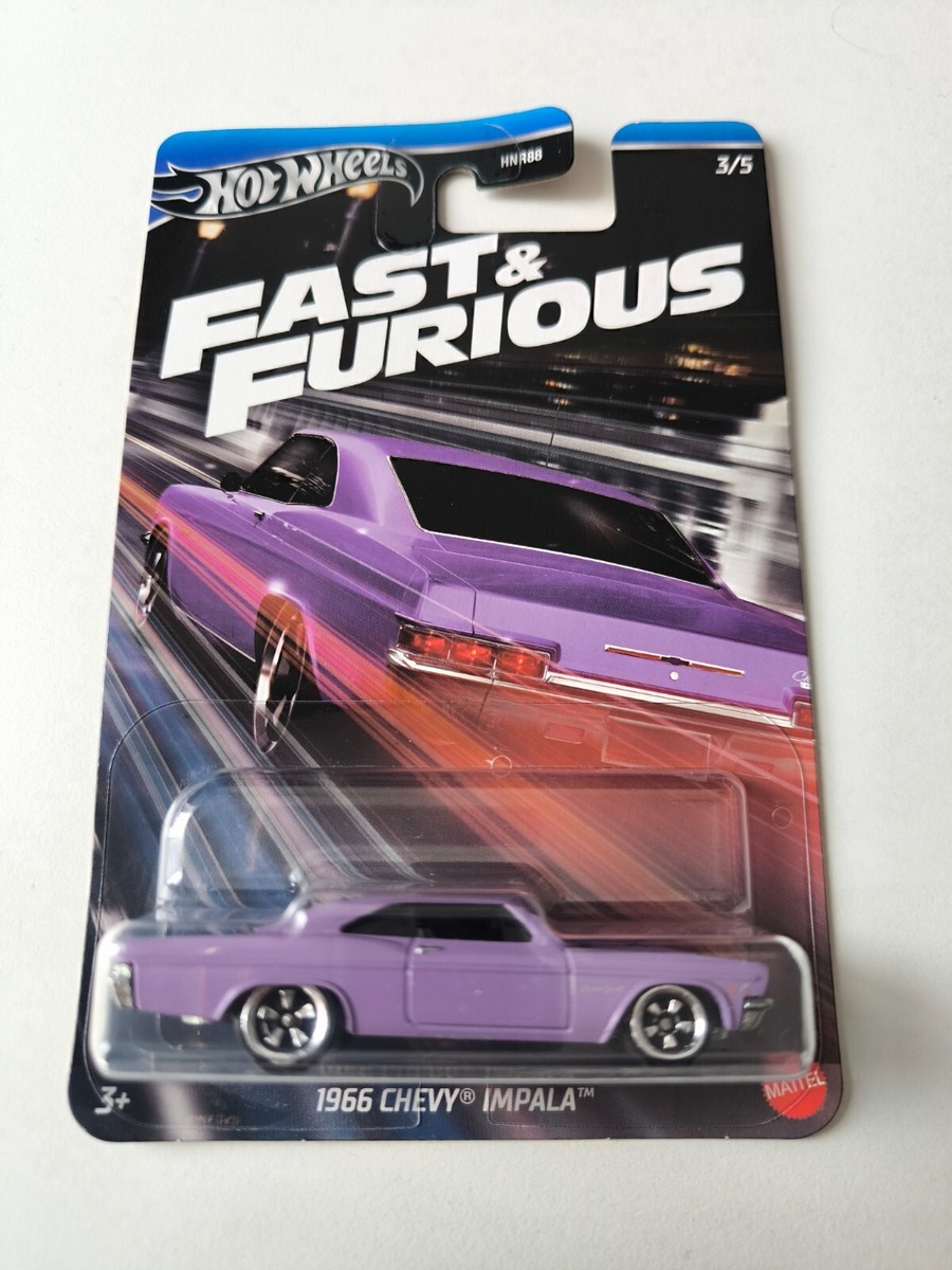 Hot Wheels HW 2024 FAST AND FURIOUS 1966 CHEVY IMPALA PINK 3/5 | eBay