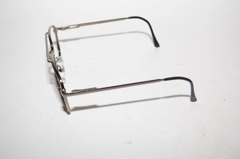 Vintage AO SAFETY Sunglass/Eyeglass Frames Aviators 54[]18-140MM Z87 Gunmetal  - Image 2 of 4