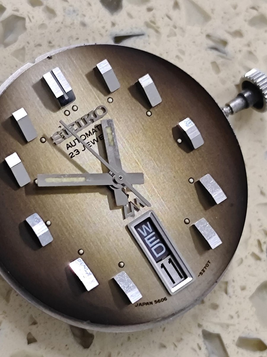 稼働品 Seiko 自動巻き 5606-7260 シルバー LM 腕時計 OH済み】セイコー ロードマチック 5606-7260 【1972年10月製造