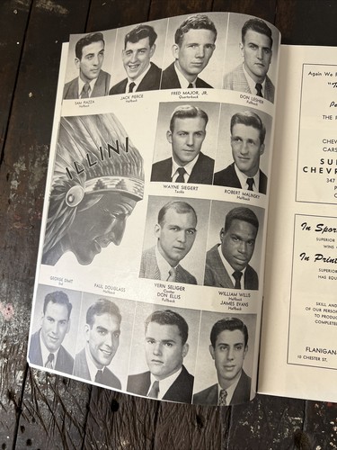 1948 Univ Illinois Illini Football Program Vs Kansas State Memorial Staid Sep 25 - Picture 5 of 7