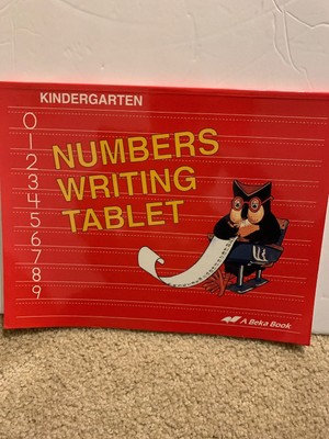 A Beka  Numbers Writing Tablet- 3rd Edition