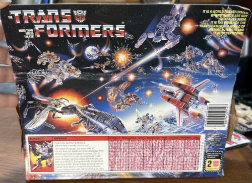 Vintage 1985 INFERNO AutoBot W/Box Hasbro G1 Transformers Unused Decal Sheet - Picture 16 of 17