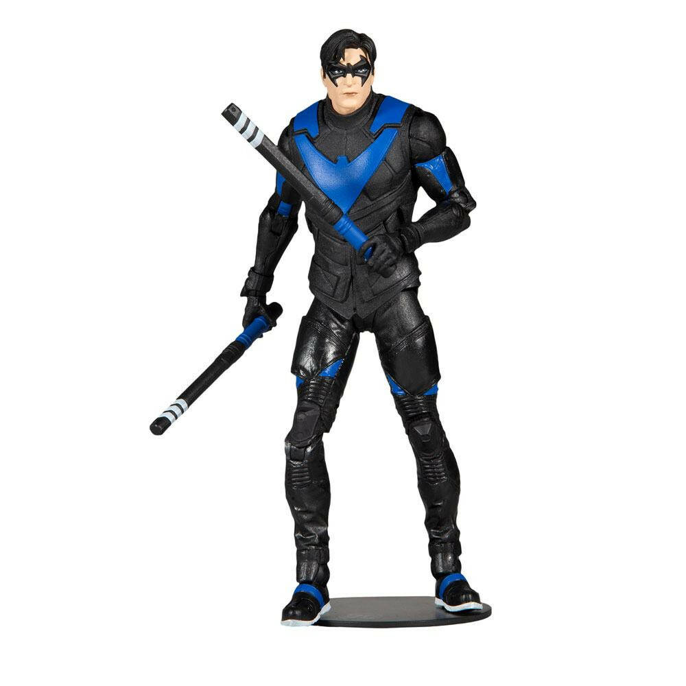 Nightwing Gotham Knights figurine articulée DC Gaming échelle 1/12 avec accessoires de combat