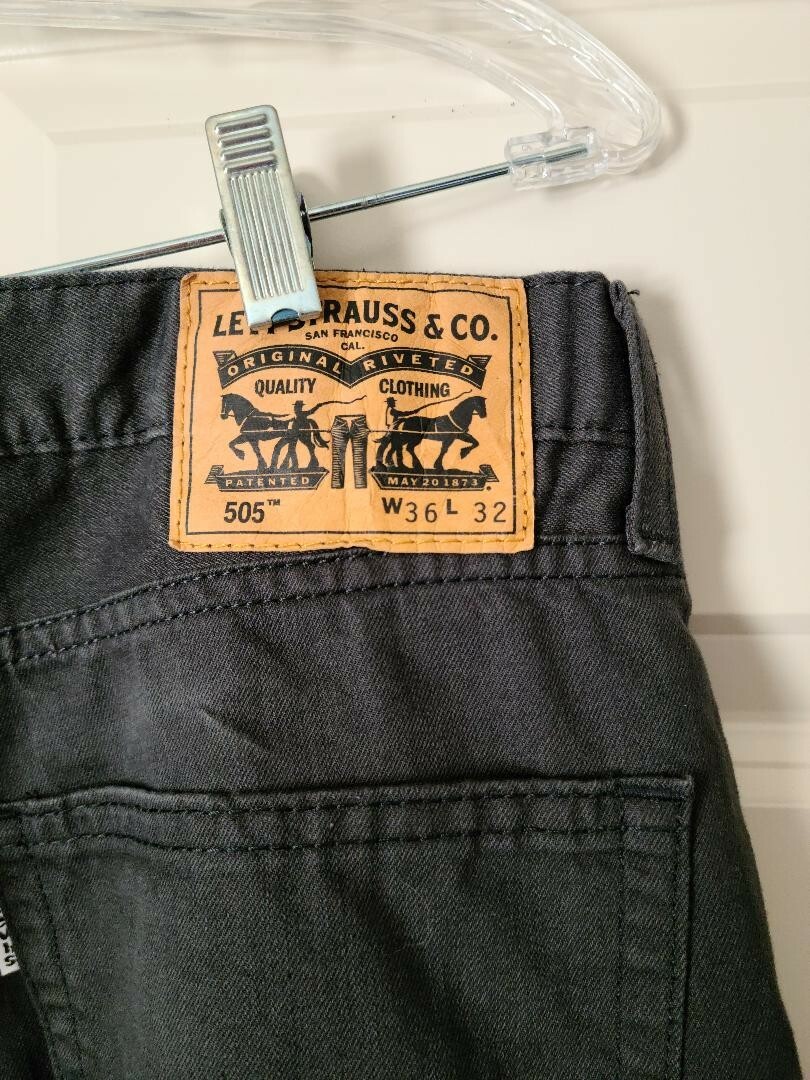 Levis 505, Straight, Black, 36 x 32 | eBay Levis 505, Straight, Black, 36 x 32 | eBay