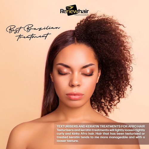 BRAZILIAN SMOOTH RENEW AFRO KERATIN HAIR TEXTURE SYSTEM NANOPLASTIA 500ML - Picture 4 of 10