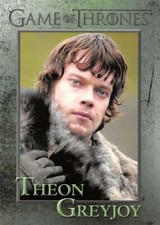 Tarjeta BASE #70 THEON GREYJOY (Alfie Allen) / Juego de Tronos Temporada 1 (2012)