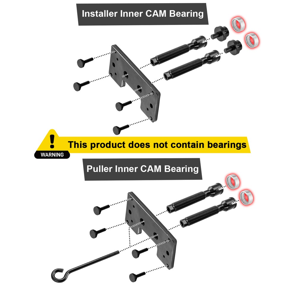 Dasen Inner Cam Bearing Installer And Puller Tools Compatible - View #4