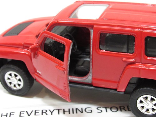 WELLY HUMMER H3 BRIGHT RED 4.5" LONG NEW FREE SHIP - Picture 4 of 4