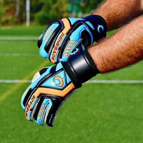 Renegade GK Talon Goalie Gloves Goalkeeper Size 9 Soccer Pro-Tek Fingersaves New - Picture 5 of 5