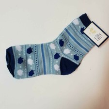 New Beautiful Hanukah Design Adult/Kids Socks Size 9-11 2 Pairs