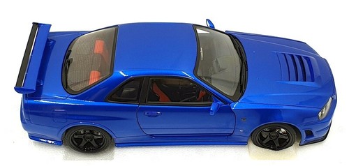 Autoart 1/18 Scale 77462 - Nissan Skyline Nismo R34 GT-R Z-Tune - Bayside Blue - Picture 5 of 7