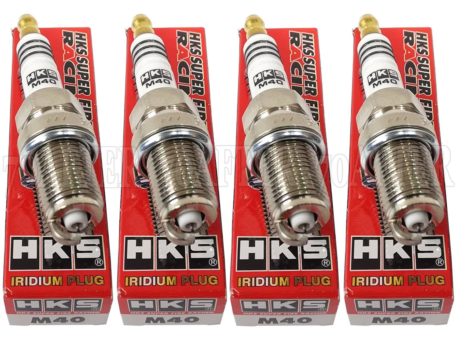 Set of 4 HKS 50003-M40 Super Fire Racing Iridium Spark Plugs Heat Range #8