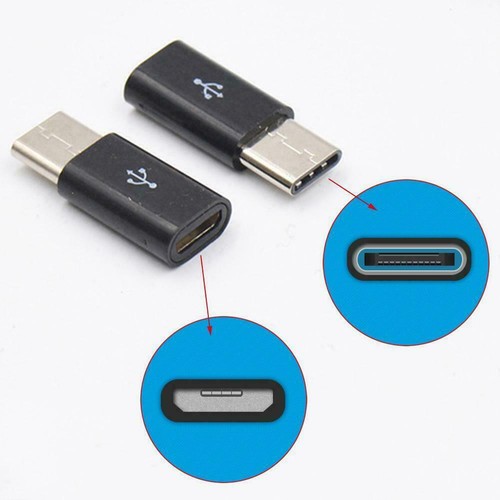 Hot USB 3.1 Type C Female to Micro USB Male Adapter J4D8 Conne Converter G1E7