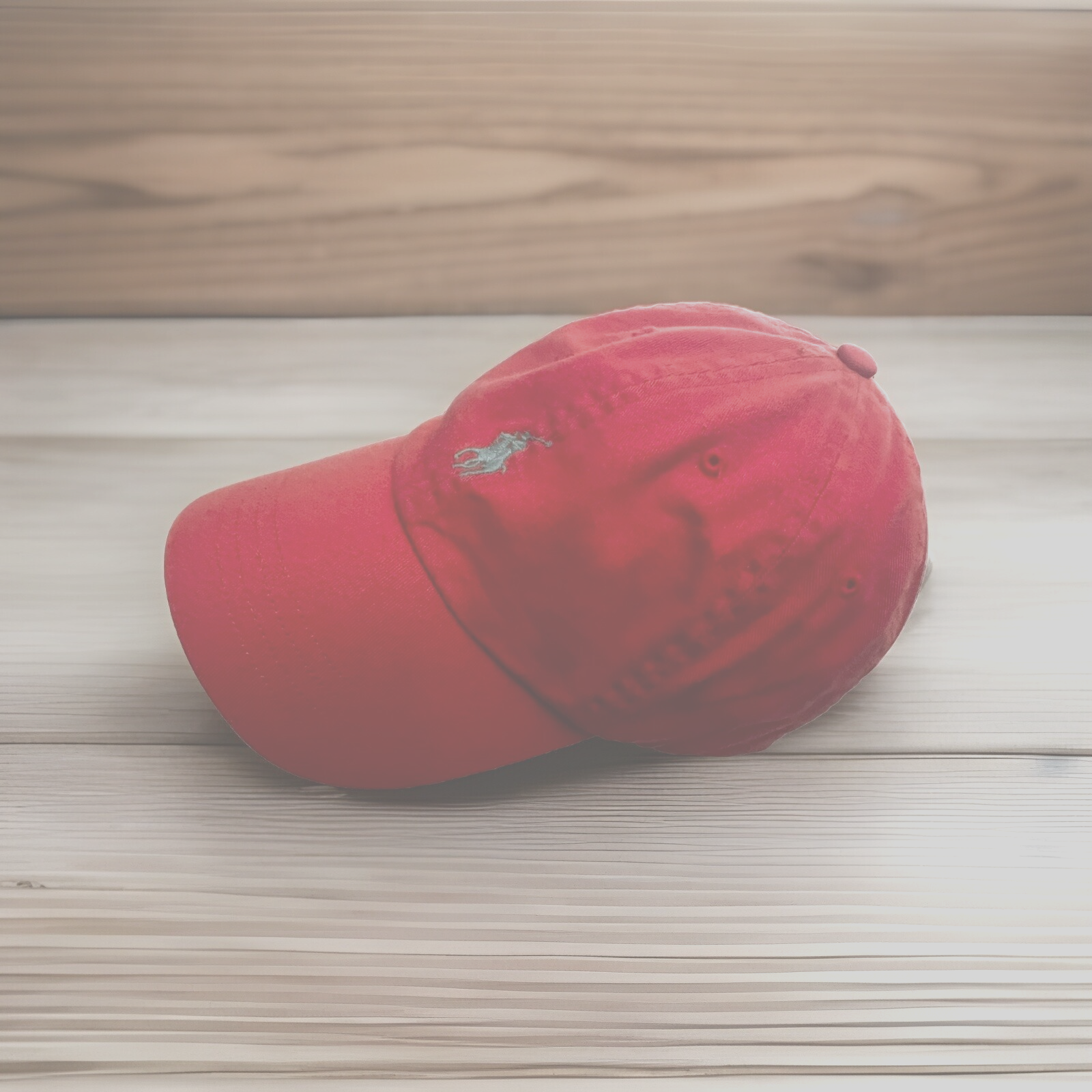 Cappello Polo Ralph Lauren Rosa Pallido Arancione Blu Pony Logo Cinturino Pelle Regolabile