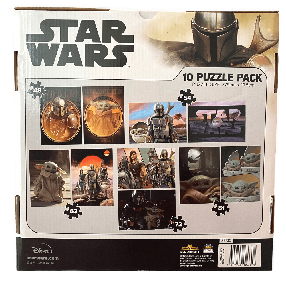 Star Wars The Mandalorian 10 in 1 Jigsaw Puzzle Pack - 5