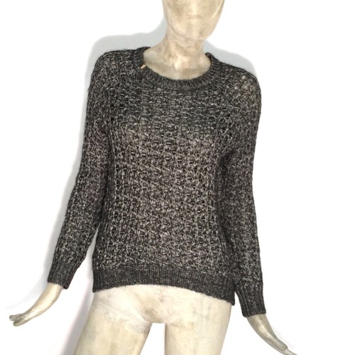 Sun68 Maglione Donna Maglia Girocollo Nero Cotone Alpaca Round Long 26263 |  eBay