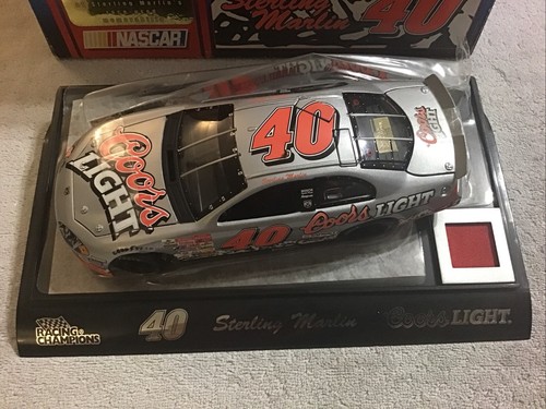 2001 Racing Champions Authentics STERLING MARLIN #40 Coors Light 1/24 Race Used - Picture 3 of 13