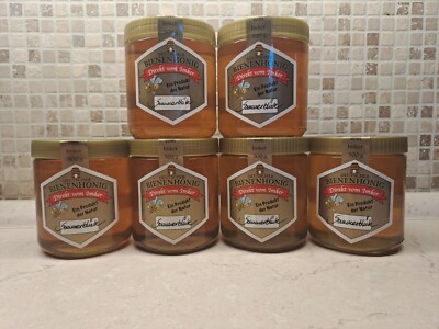 Deutscher Sommerblütenhonig-6x 500 g flüssig Honig Bienenhonig Imkerhonig 