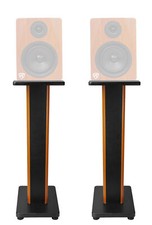  2 Rockville 28" 2-Tone Studio Monitor Speaker Stands For Rockville DPM8C