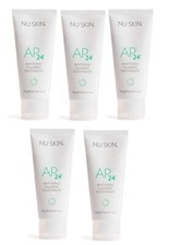 5 TUBES New Look Nuskin Nu Skin AP-24 Whitening Fluoride Toothpaste 4oz 02/2023