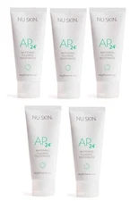 5 TUBES! New Look Nuskin Nu Skin AP-24 Whitening Fluoride Toothpaste 4oz 02/2023