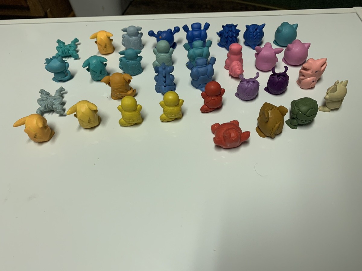 Pokemon 3d Eraser Vintage Lot | eBay