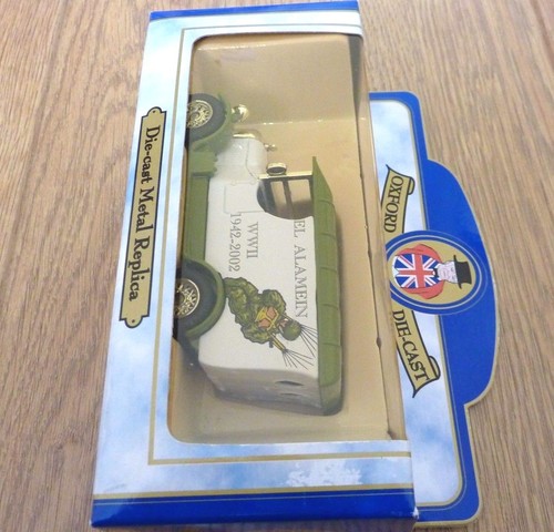 Oxford Die-cast Metal Replica El Alamein Limited Edition British Legion Van - Picture 3 of 7
