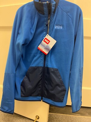 Helly Hansen JR Marka Fleece Jacket Size 176/16, Cobalt 2.0, NWT