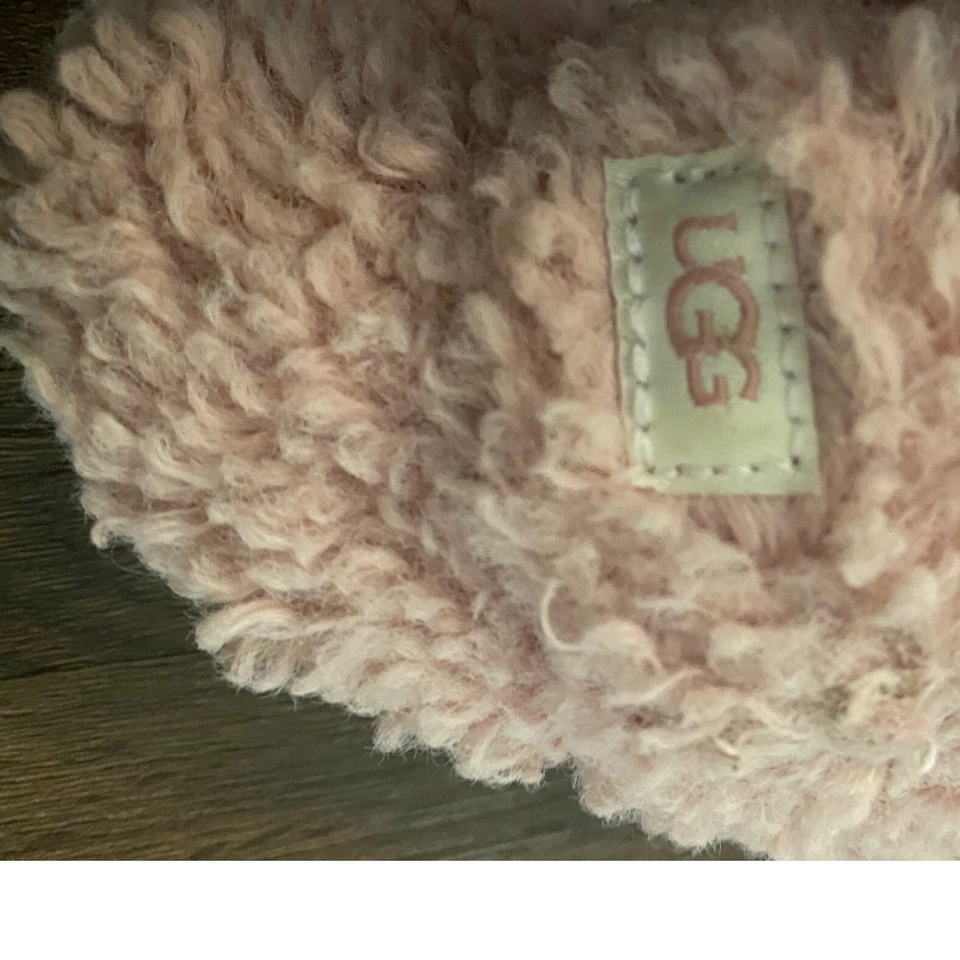 UGG Bebé Talla 2/3 Botines Bixbee Rosa Difuso Cálido Zapatos Infantil Talla Bueno Usado Foto 4 de 4