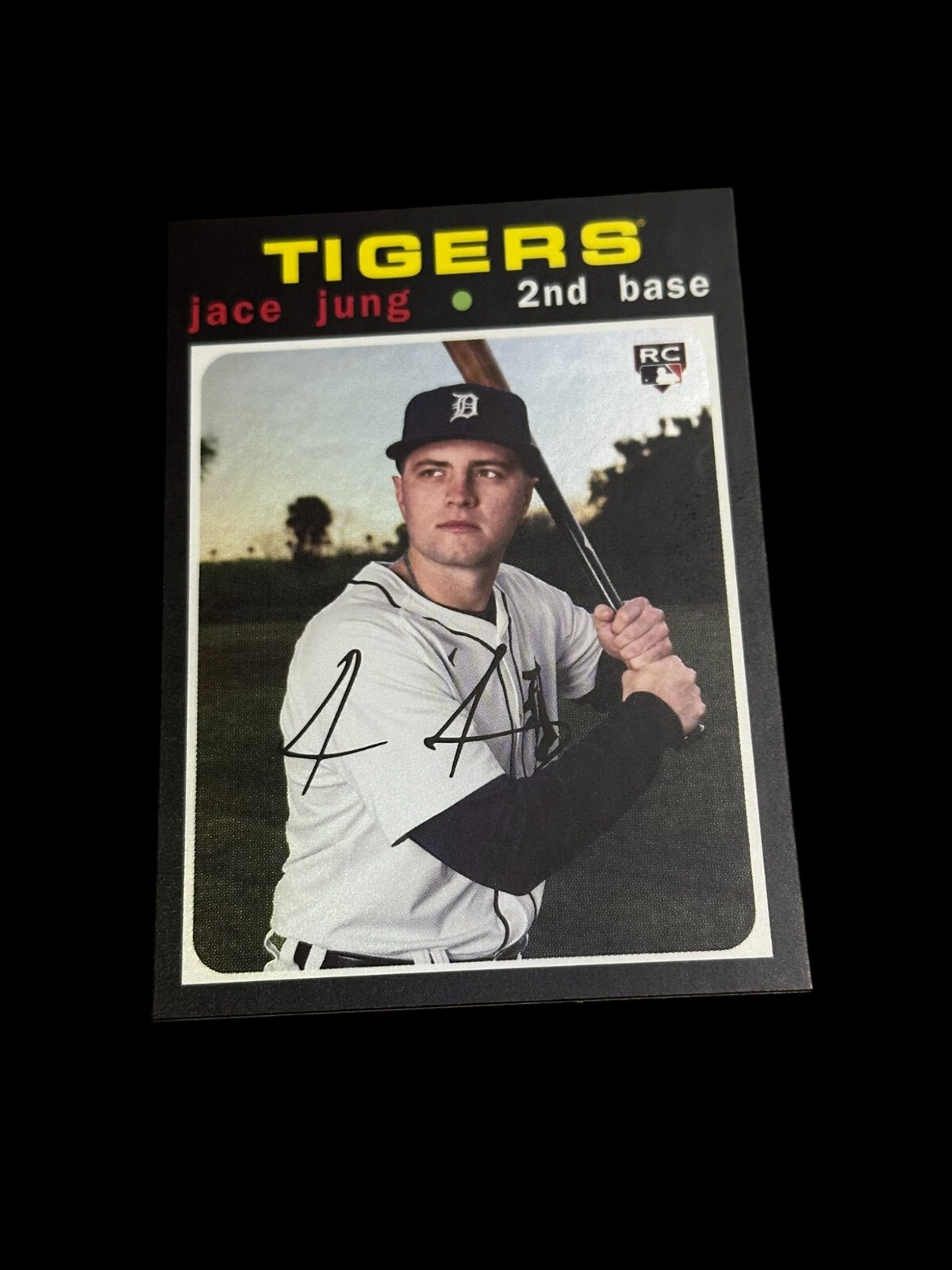2025 Topps Heritage - #H25-20 Jace Jung RC  25th Anniversary Card Holographic