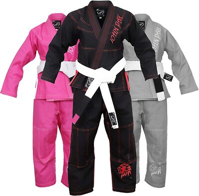 JP BJJ Gi Brazilian Jiujitsu Gi Uniform Suits Free Belt 100