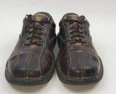 Clarks Nebulae Style Mens 10 M Brown Leather Lace Up Casual 