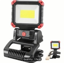 Rechargeable LED Work Light Portable Inspection Lamp Cob Clip On Work Light