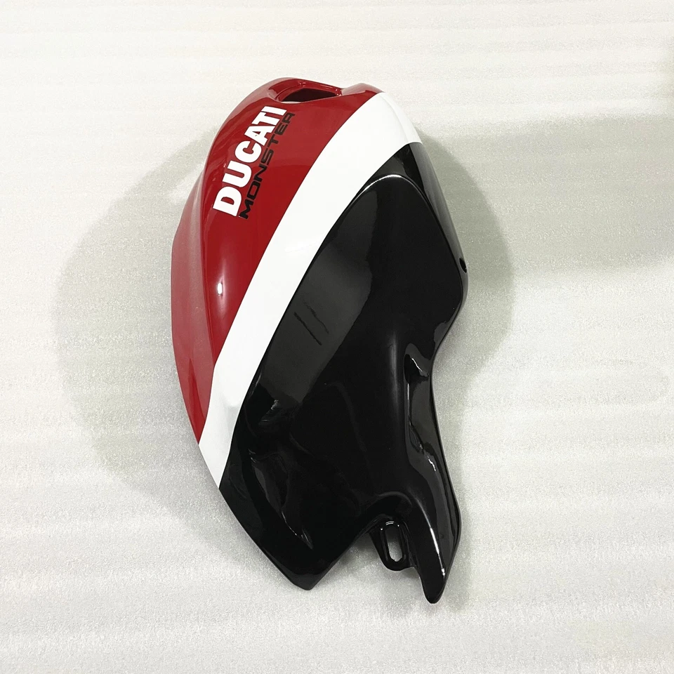 ABS Plastic Side Tank fairing Cover For Ducati Monster 696 796 1100 Foto 2 de 4