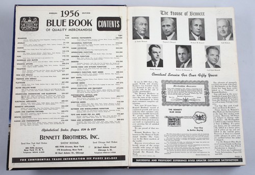 Vintage 1956 Bennett Brothers Blue Book of Quality Merchandise Catalog - Picture 4 of 13