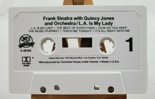 Frank Sinatra w/Quincy Jones and Orchestra L.A. Is My Lady Cassette #QWE W425145 - Picture 3 of 12