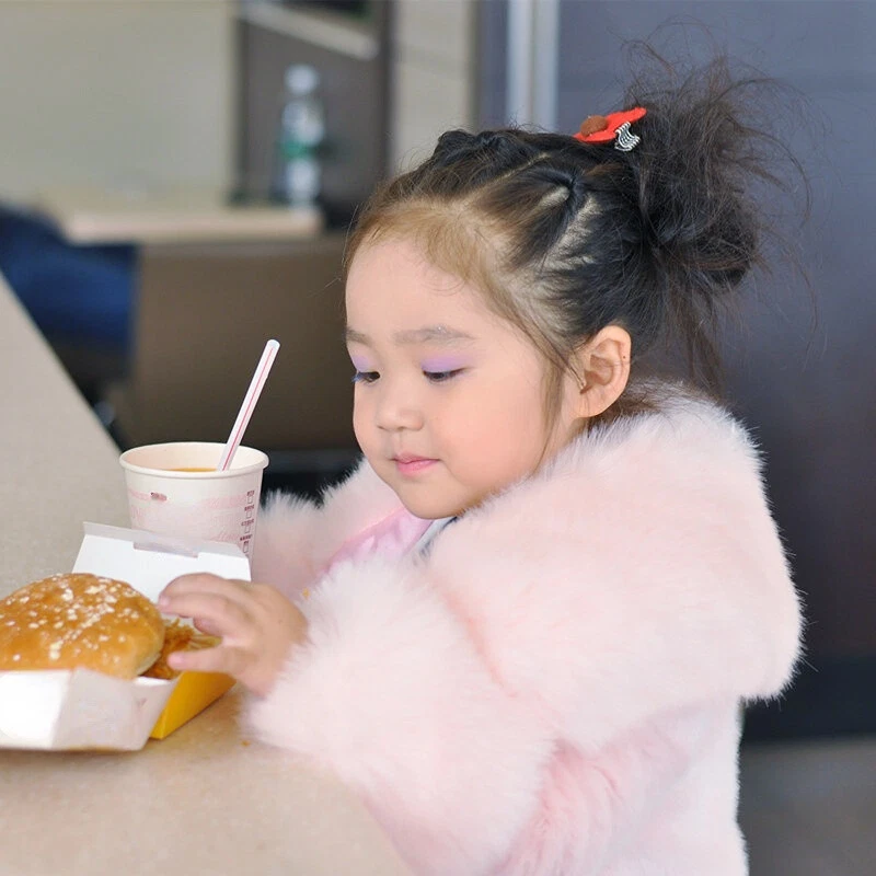 Niños Niñas Imitación Piel Terciopelo Abrigo Invierno Otoño Chaqueta Prendas exteriores Moda Ropa de calle Foto 2 de 4