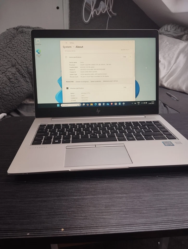 HP EliteBook 840 G6 · i5-8365U · 8GB · 237GB, photo 3 of 4